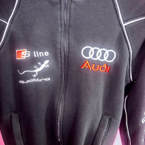 Racing Line Men’s authentic Audi S-Line Quattro Team Jacket MSRP $199 - Picture 4 of 9